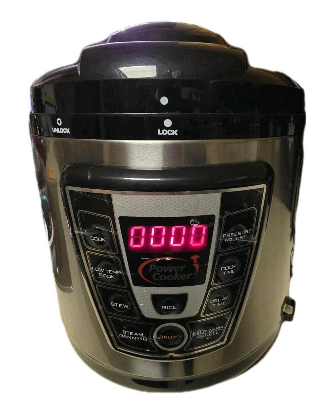 Power Pressure Cooker Model #PC-PRO8 8-quart Electric 120 Volt 1200 Watt Recipes